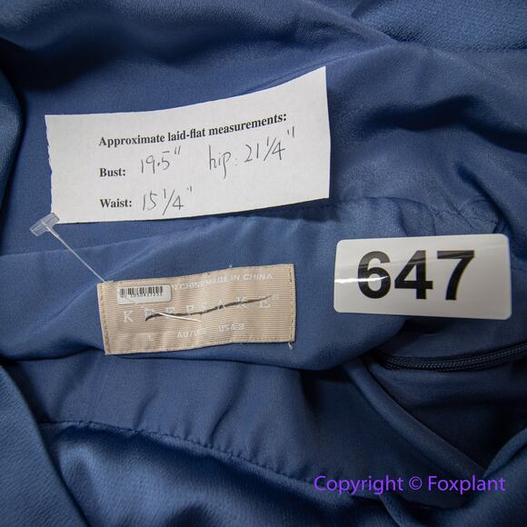 Keepsake‎ This Moment Gown in Dusty Blue size L - Picture 13 of 14